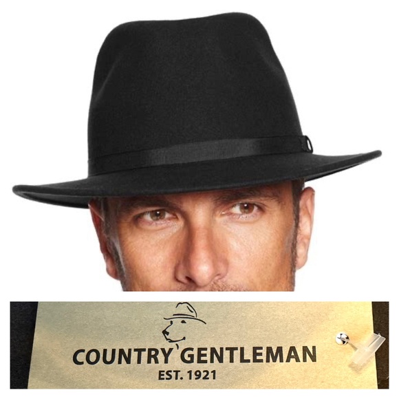 Country Gentleman Wilton fedora hat - Picture 8 of 9